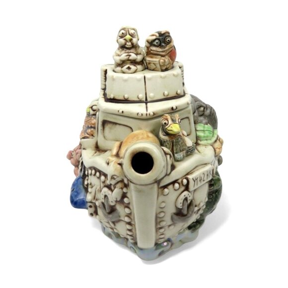 Harmony Kingdom Limited Edition ARK TEAPOT with Fantasy Animal Sculptures 90s Vi - Picture 7 of 11